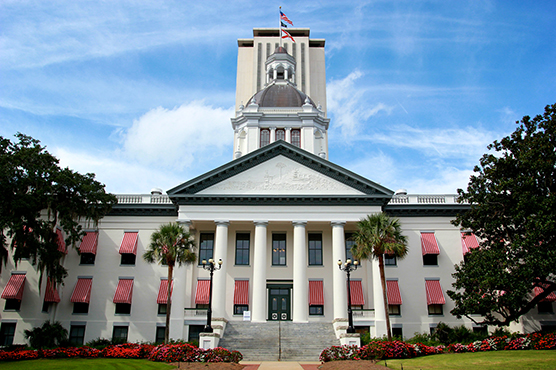 Vintage Front Facade Historic Capitol